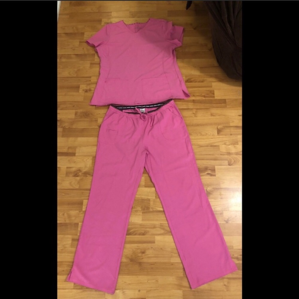 Heartsoul scrub set XL pink